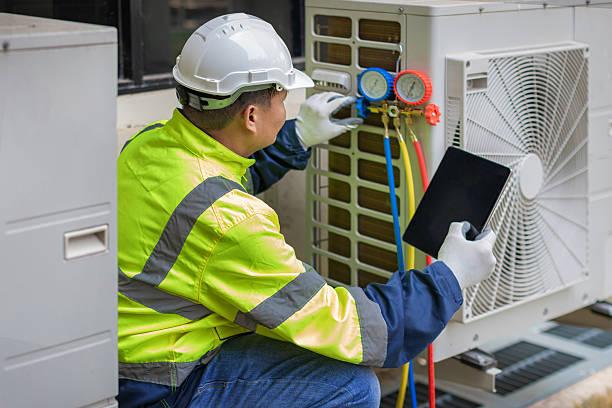 Professional Air Duct Cleaning technician working in San Pedro, CA